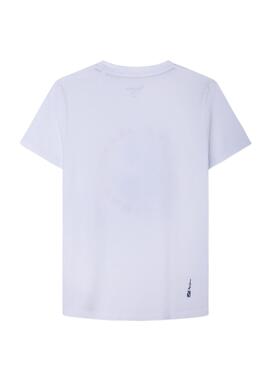 T-Shirt Pepe Jeans Chester Branco para Menino