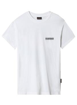 T-Shirt Napapijri Veny Branco para Mulher