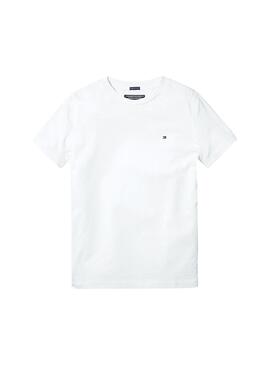T-Shirt Tommy Hilfiger CN KNIT Branco