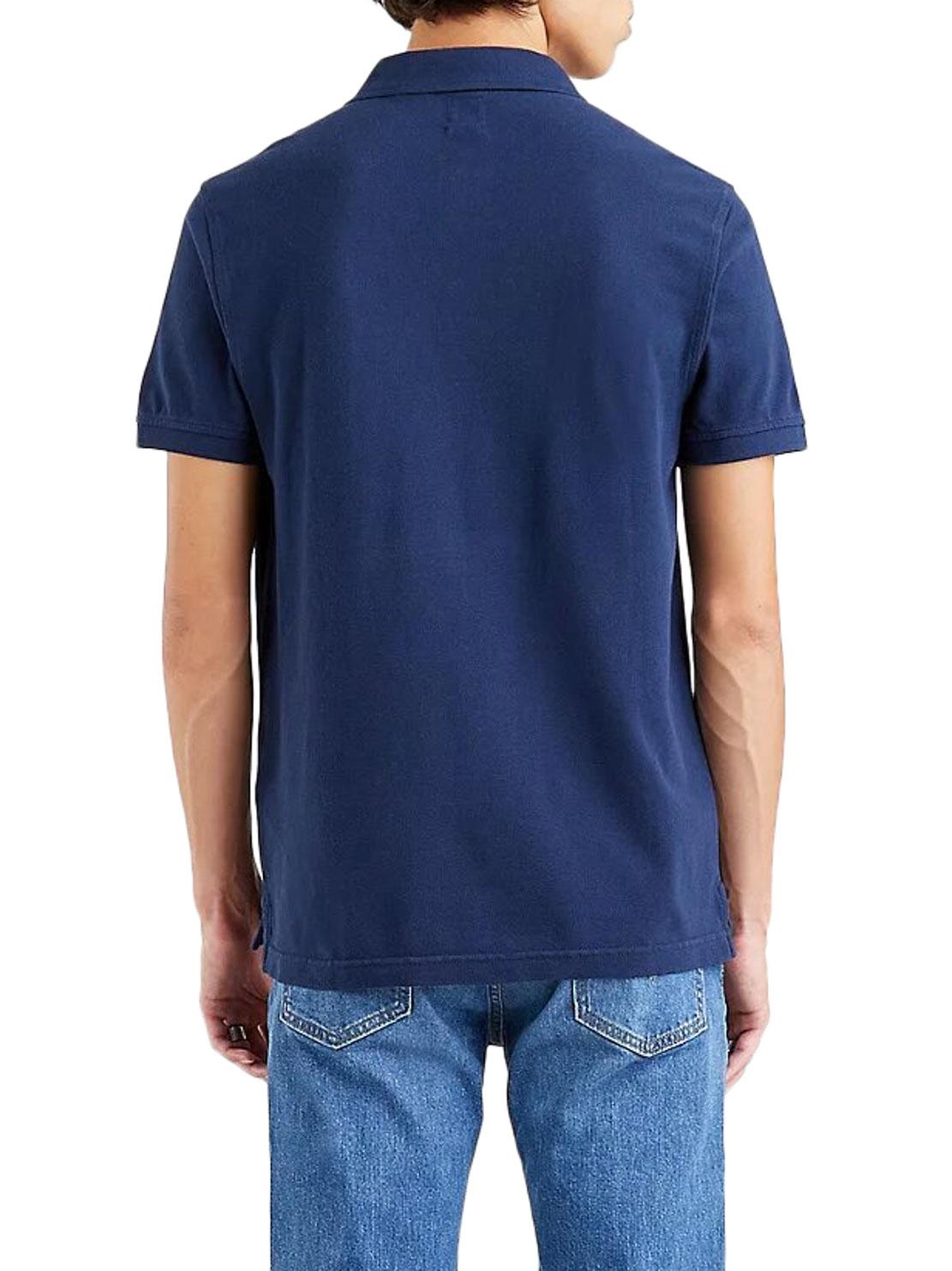 Polo Levis Housemark Azul Marinho para Homem