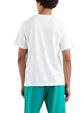 T-Shirt Levis Relaxed Wave Branco para Homem