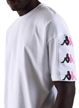 T-Shirt Kappa Lilla Authentic Branco para Homem