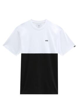 T-Shirt Vans Colorbock Preto e Branco para Homem