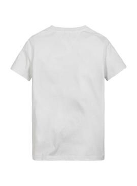 T-Shirt Tommy Hilfiger Tape Arte Branco Menino