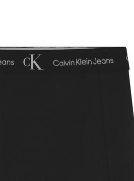 Saia Calvin Klein Knitted Tape Preto para Menina