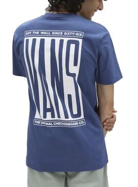 T-Shirt Vans Type Stretch Azul Marinho para Homem