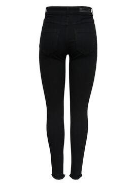 Jeans Only Blush Preto para Mulher