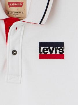 Pólo Levis Kids Naddal Branco