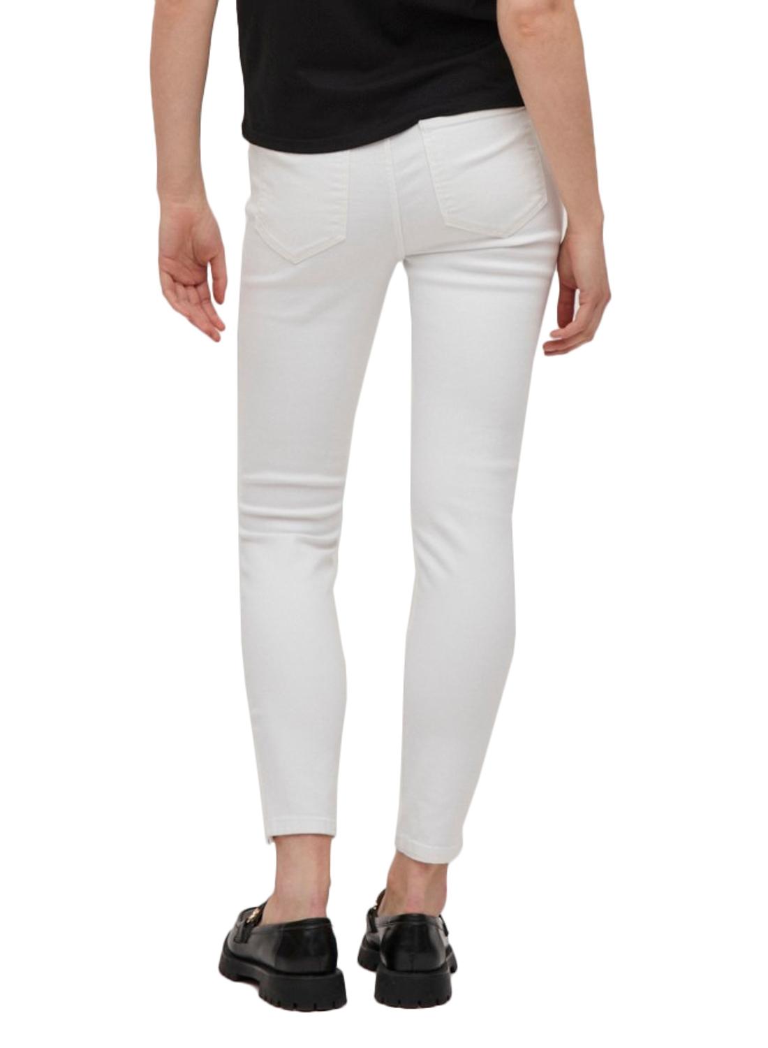 Pantalon Vila Skinnie Branco para Mulher