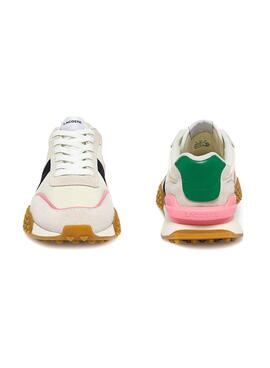 Sapatilhas Lacoste L Spin Deluxe Bege para Mulher