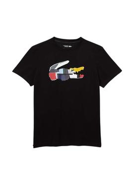 T-Shirt Lacoste TH0822 Preto para Homem