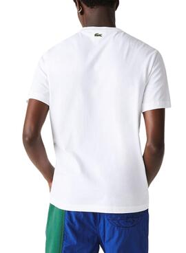 T-Shirt Lacoste TH1228 Branco para Homem