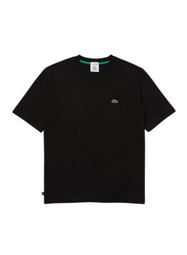 T-Shirt Lacoste Live TH2748 Preto para Homem