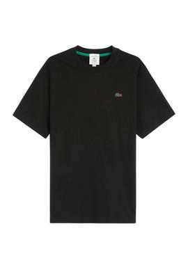 T-Shirt Lacoste Live TH2765 Preto para Homem