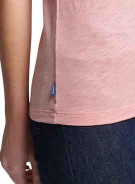 T-Shirt Superdry Studios Pocket Rosa para Mulher