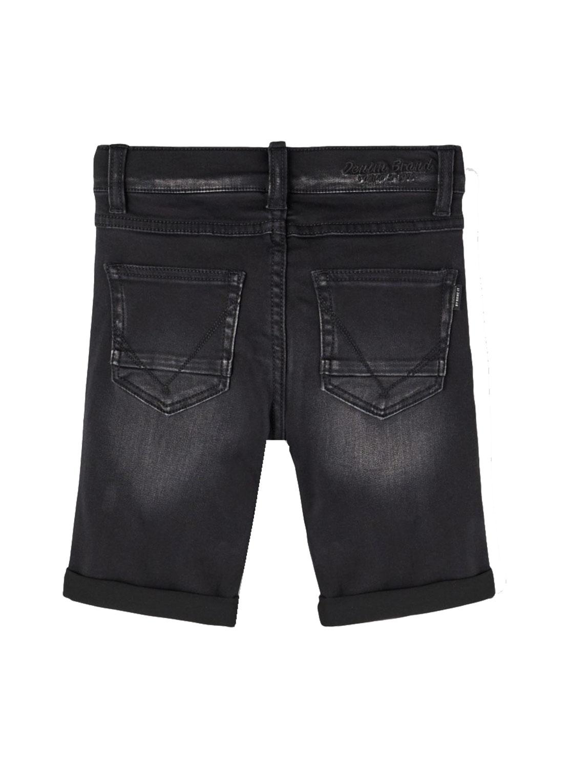 Bermuda Denim Name It Theo Classe Preto para Menino