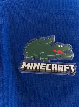 Polo Lacoste x Minecraft Classic Fit Unissex Azul