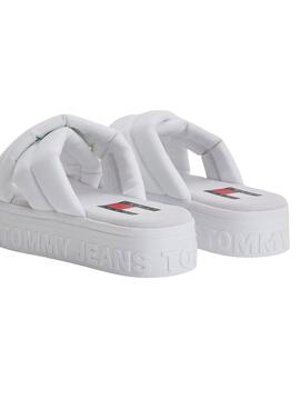 Sandálias Tommy Jeans Plataform Brancos para Mulher