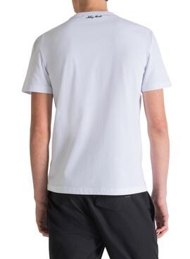 T-Shirt Antony Morato Palmeiras Branco para Homem