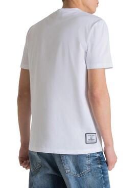 T-Shirt Antony Morato Tvboy Branco para Homem