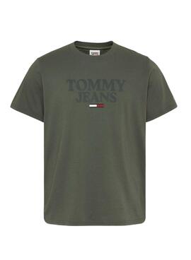 T-Shirt Tommy JeansTonal Entry Grap Verde Homem