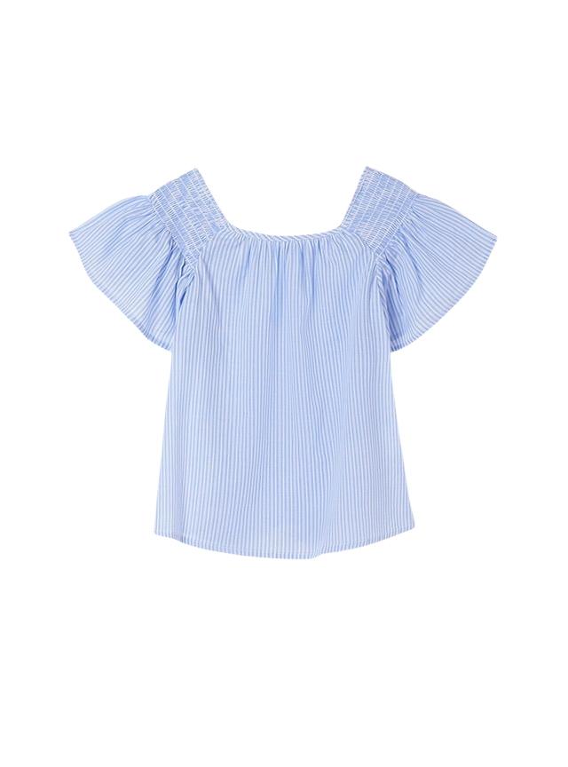 Blusa Mayoral Favo de Mel Azul Para Menina