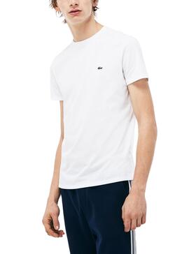 T-Shirt Lacoste Pima Branco Para Homem