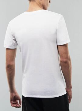 Pack 3 T-Shirts Lacoste Slim Brancos para Homem