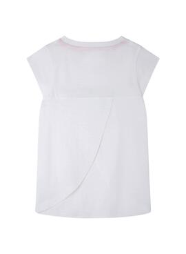 T-Shirt Pepe Jeans Halua  Branco Para Menina