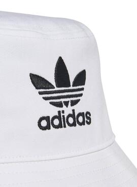 Chapéu Adidas Adicolor Bucket Branco Para Menino Menina
