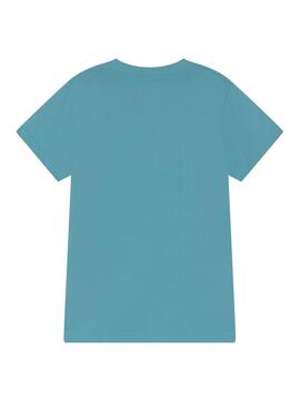 T-Shirt Levis Batwing Logo Azul Para Menino