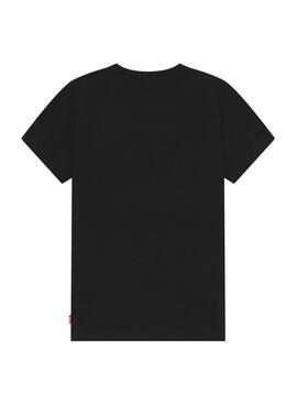 T-Shirt Levis Graphic Logotipo Circular Preto Menino