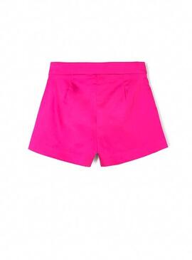 Short Mayoral Saten Rosa Para Menina