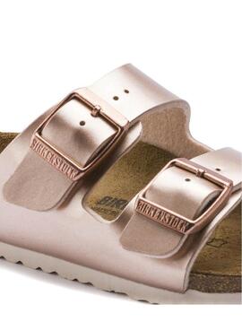 Sandálias Birkenstock Arizona BF Rosa para Menina