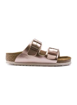 Sandálias Birkenstock Arizona BF Rosa para Menina
