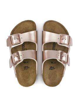 Sandálias Birkenstock Arizona BF Rosa para Menina