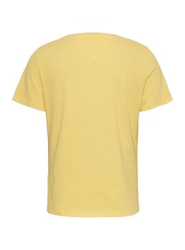 T-Shirt Tommy Jeans Soft Amarelo Para Mulher