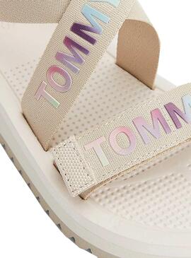 Sandálias Tommy Jeans Trançado Plataforma Mulher