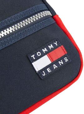 Bolsa De Higiene Pessoal Tommy Jeans Heritage Azul Marinho Para Homem