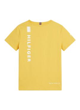 T-Shirt Tommy Hilfiger Colocação Amarilla Menino