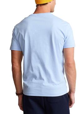 T-Shirt Polo Ralph Lauren Sport Azul Homem