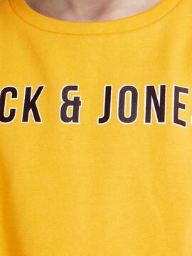 Sweat Jack and Jones Covictor Amarelo Menino