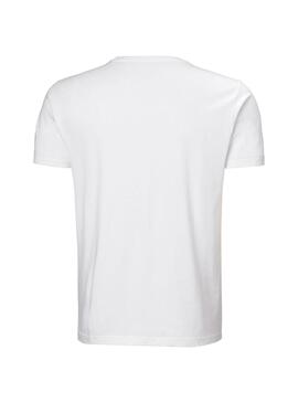 T-Shirt Helly Hansen Shoreline Branco para Homem