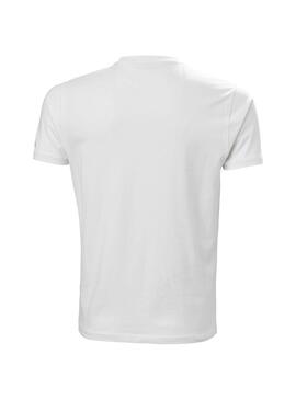 T-Shirt Helly Hansen Rwb Graphic Branco Homem