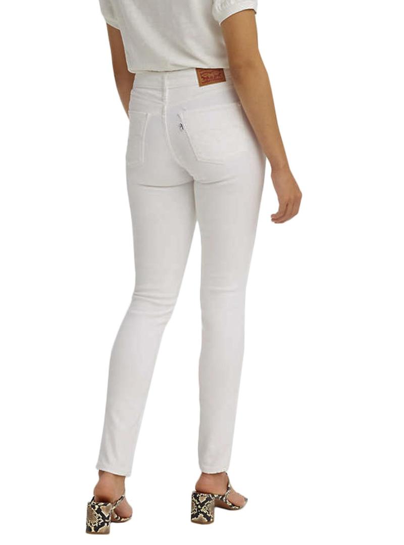 Jeans Levis 311 Skinny Branco Mulher