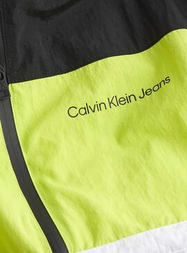 Casaca Calvin Klein Bold Colorblock Para Homem
