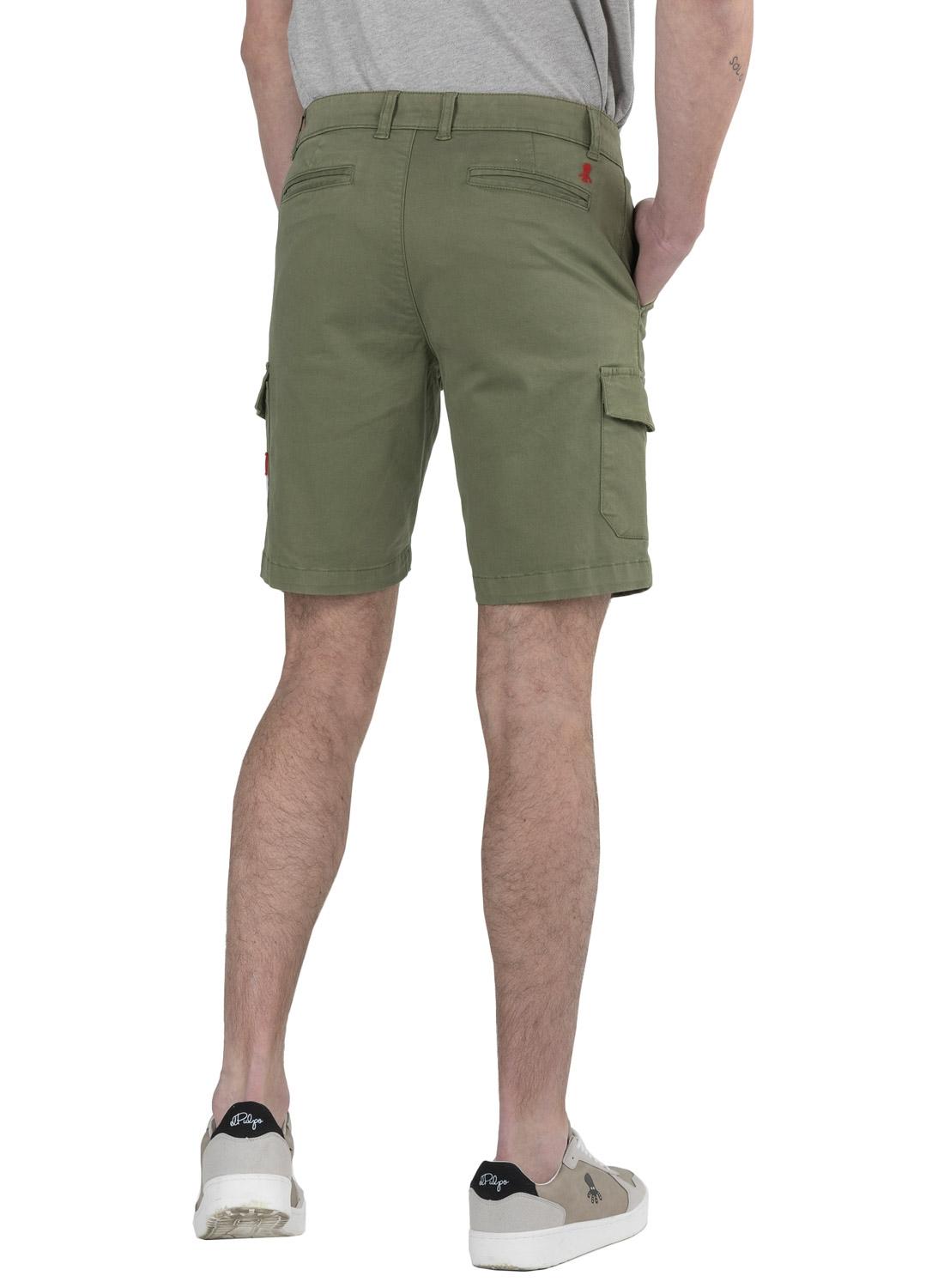 Bermuda El Pulpo Patch Cargo Verde Homem