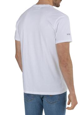 T-Shirt El Pulpo Silueta Branco para Homem