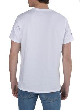 T-Shirt El Pulpo New Color Splash Branco Homem