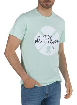 T-Shirt El Pulpo New Color Splash Verde Homem